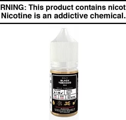 BOLD RICH BLACK TOBACCO BY GLAS BASIX NIC SALTS 30ML - Vapejuice