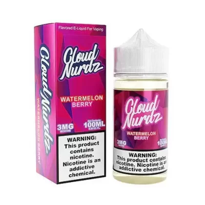 Cloud Nurdz Watermelon Berry Vape e-Liquid 100mL - Vape Product, Vape Product