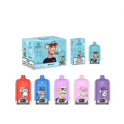 UZY Bang Digital 15000 Disposable Vape LED Display - Strawberry Watermelon, Blueberry On Ice; 3-nicotine, 5-nicotine (580994)