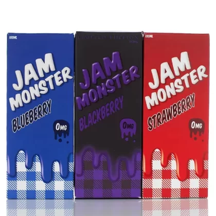 Jam Monster - No Nicotine Vape Juice - 100ml - Blueberry Jam