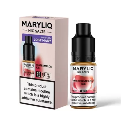 Watermelon Ice Nic Salt E-Liquid by Lost Mary Maryliq (10ml) - 10mg