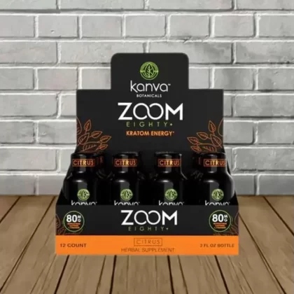 Kanva Botanicals Zoom Eighty+ Liquid Extract Shot Case 12ct - Ejuicewarehouse