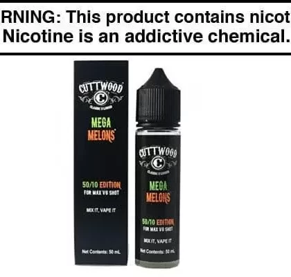 MEGA MELONS BY CUTTWOOD 120ML/60ML - Vapejuice
