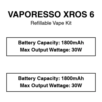 Vaporesso – XROS 6 – Pod Starter Kit - Abyssal blue, Aurora Blue