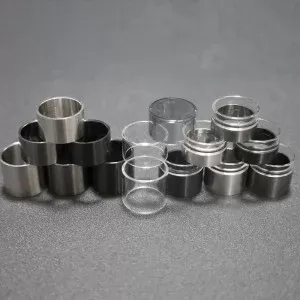 Ambition Mods Bishop MTL RTA Tank Glass Stainless Steels Atomizer Replacement Clear Straight Vape Glass Tank Tube