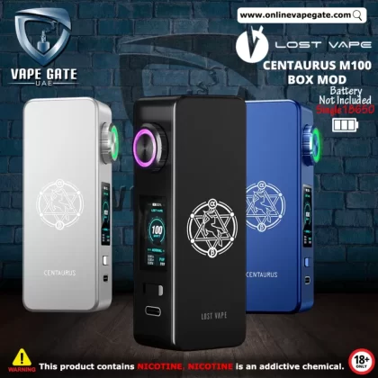Lost Vape Centaurus M100 Box Mod - Gunmetal Gray