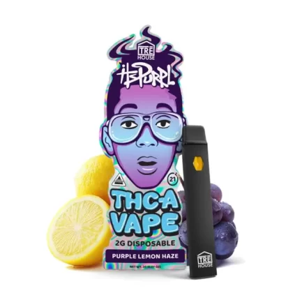 Tre House ItsPurpl Purple Lemon Haze THCA Vape Pen - Ejuicewarehouse