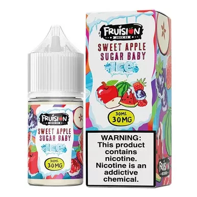 Sweet Apple Sugar Baby Ice by Fruision E-Juice (30mL)(Salts)
