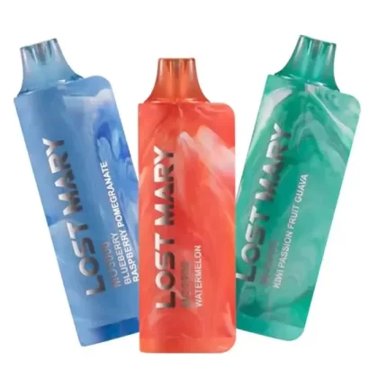 Lost Mary MO5000 Vape - Pack Count#Single Pack~Flavor#Blue Razz Ice>Ginger Beer>Lemon Sparkling Wine>Black Gold - Sour Gami Mint~Nicotine#50MG