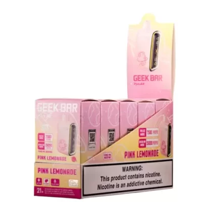 BULK Pink Lemonade GEEK BAR Pulse – Box of 5