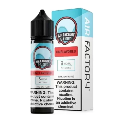 Unflavored E-Liquid by Air Factory - Size#60ml~Nicotine#3MG>6MG