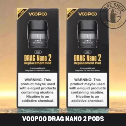 VOOPOO Drag Nano 2 Pods 2ml Replacement Pod Cartridge in Dubai, UAE - Vape Product, Vape Product