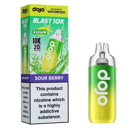 Vaporesso Dojo Blast 10k Prefilled Pod Kit Sour Berry - Nicotine Strength#20mg (D33AB2) (D33AB2)