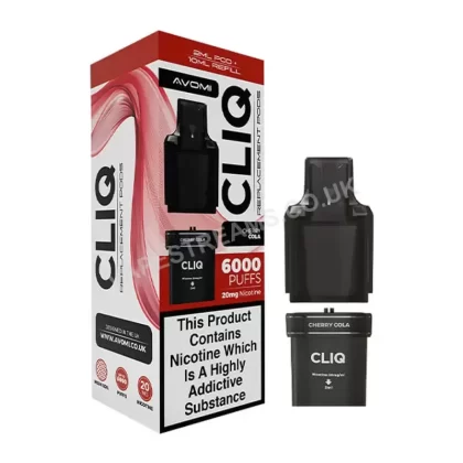 Avomi Cliq 6000 Cherry Cola Prefilled Pod - Vapestreams Co