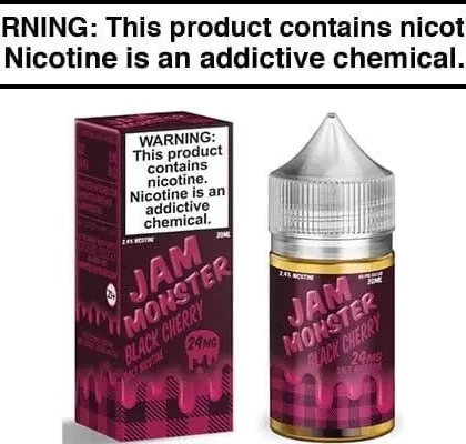 BLACK CHERRY BY JAM MONSTER SALT NIC 30ML - Vapejuice