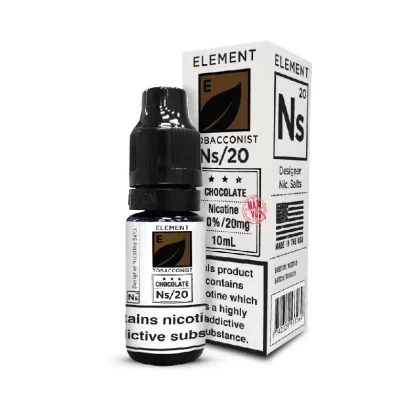 CHOCOLATE TOBACCO NICOTINE SALT E-LIQUID BY NS20 – ELEMENT