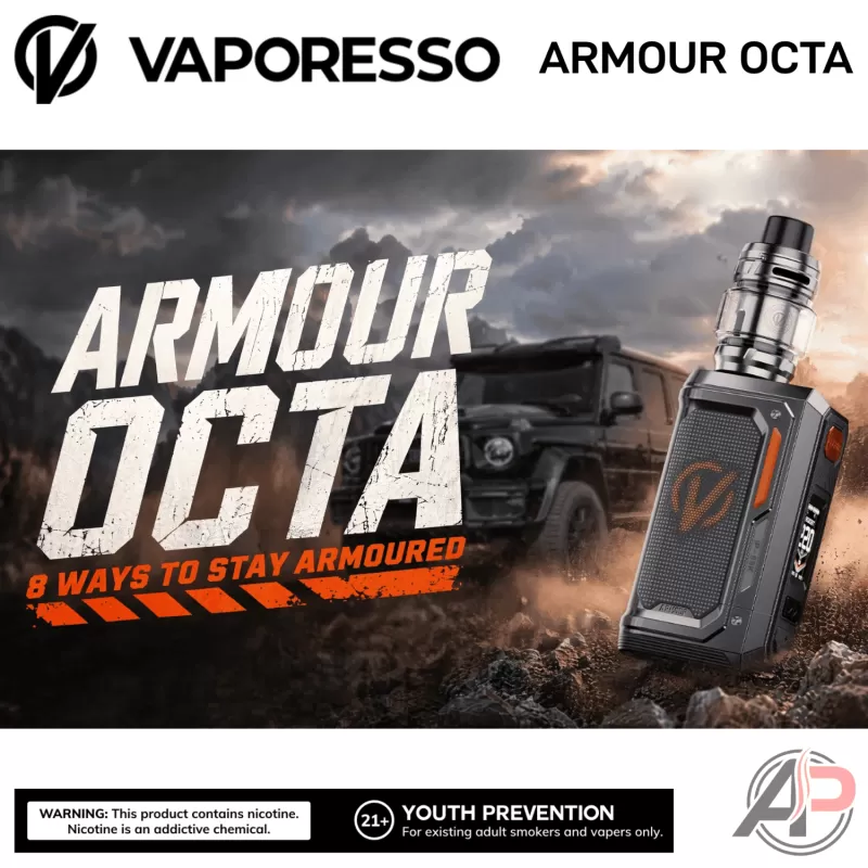 Vaporesso Armour Octa 220W Box Mod Starter Kit Device - Image 2