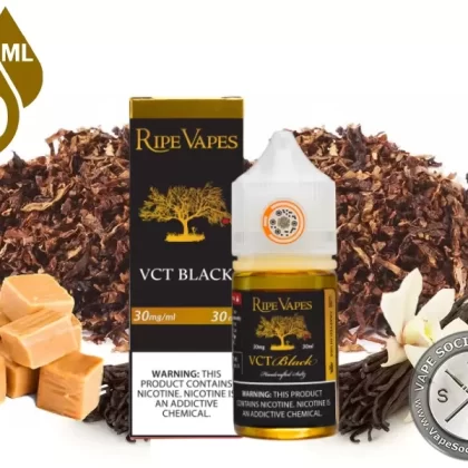 VCT Black by Ripe Vapes Handcrafted Saltz 30ml