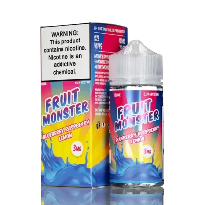 Fruit Monster - Blueberry Raspberry Lemon - 100mL - 3mg