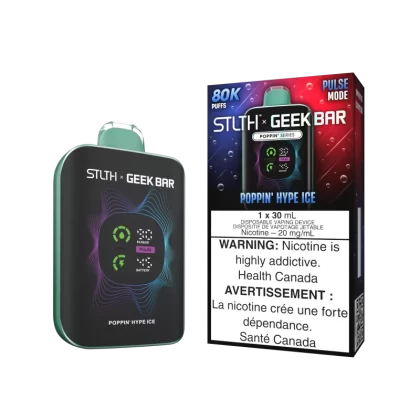 STLTH X GEEK BAR - Poppin' Hype Ice - 20 mg/mL (wholeseller)(SK) - Excise FED