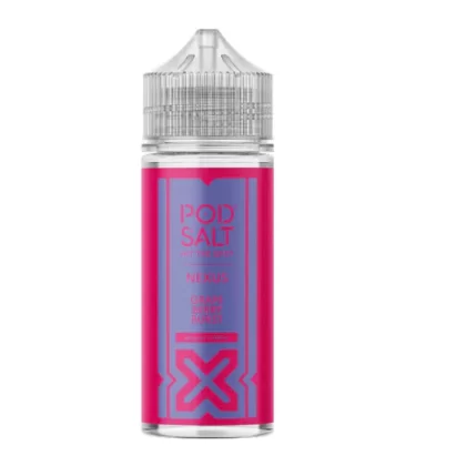 Pod Salt Nexus Grape Berry Burst 100ml Short Fill E-Liquid - 0mg No Nicotine / 1.5mg with 1 x Nicotine Shot / 3mg with 2 x Nicotine Shots