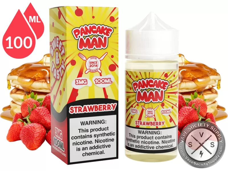 Strawberry PANCAKE MAN 100ml