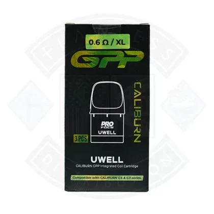 Uwell CALIBURN GPP Integrated Coil Cartridge Pods Side Refill/ 3 Pack