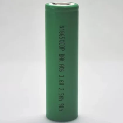 BAK N18650COP 18650 30A Flat Top 2500mAh