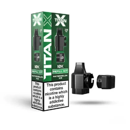 Titan X Prefilled Pod Watermelon Ice - Nicotine Strength#20mg