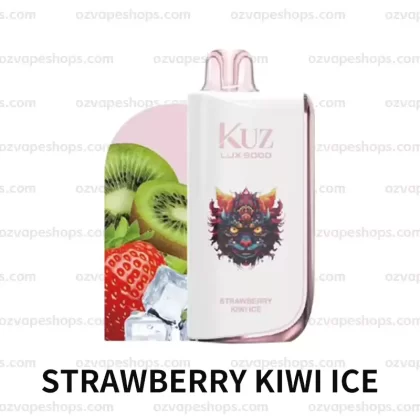KUZ Ultra 9000 Puffs – STRAWBERRY KIWI ICE - Vape Store