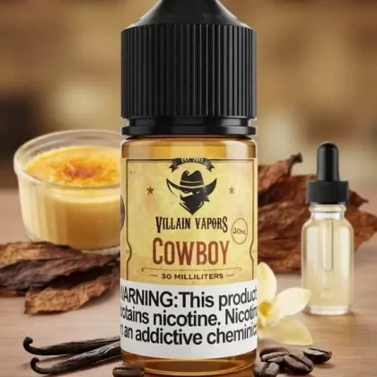 COWBOY SALT FIVE PAWNS VILLAIN VAPORS ELIQUID - 50 MG SALT; Vape Product