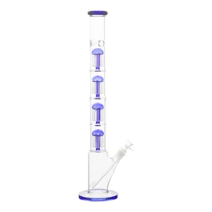 The Quadruple Jelly Fish Perc – 21in - Color#Teal>Blue>Purple>Black>Jade>Jade Green>Random