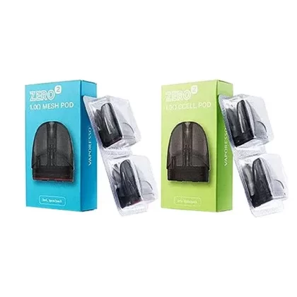 Vaporesso Zero 2 Replacement Pod Cartridges w/ Coil (2 Pack)