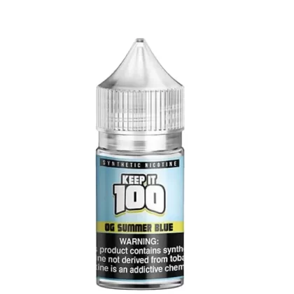 Keep It 100 Salt Summer Blue eJuice - Vape Product; Vape Product, Vape Product (6CC8DB)