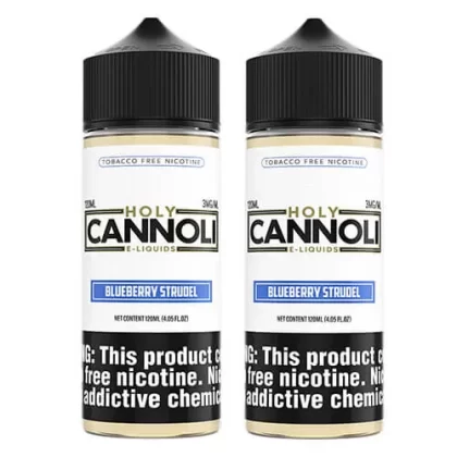 Holy Cannoli Blueberry Strudel 2 Bottle Bundle - 200mL (2x100mL); Vape Product, Vape Product (E1D1D9) (E1D1D9)