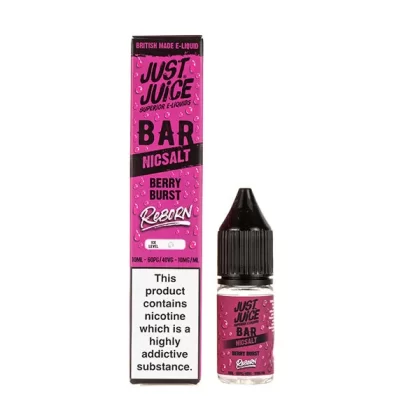 Berry Burst Bar Reborn Nic Salt E-Liquid by Just Juice - 10mg