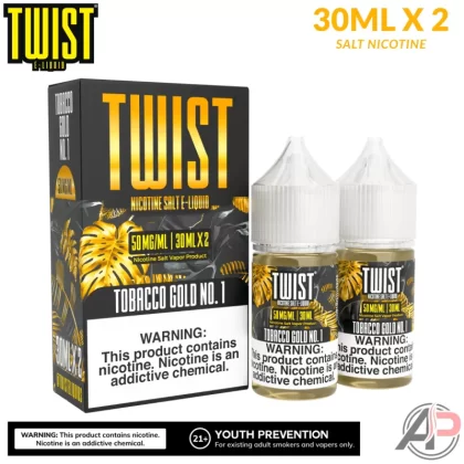 Twist Tobacco Gold No. 1 Salt Nicotine 60mL