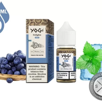 Blueberry Ice by YOGI Delights Salt 30ml - Vape Product, Vape Product
