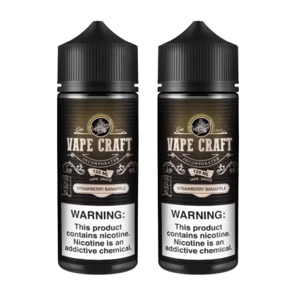 Vape Craft Straw Banapple 2 Bottle Bundle - 240mL (2x120mL); Vape Product, Vape Product