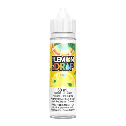 Lemon Drop Salt Nic E-Liquid – Punch 60ml - Nicotine Strength#20mg/ml