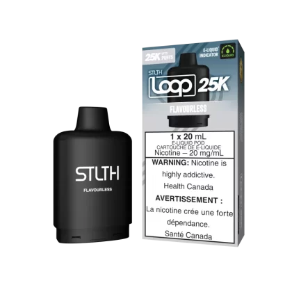 STLTH LOOP 25K Pod Pack - Flavourless - 20 mg/mL (wholeseller) (SK) - Excise FED