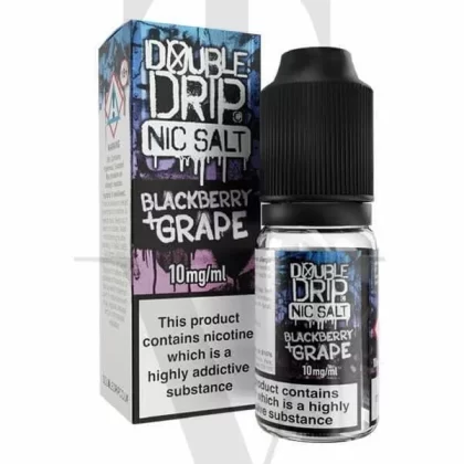 DOUBLE DRIP BLACKBERRY & GRAPE NIC SALT E-LIQUID