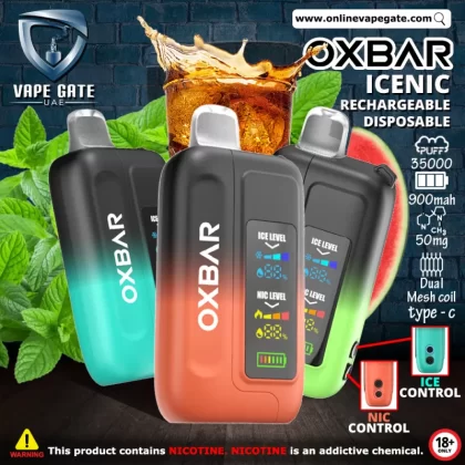 Oxbar Icenic Disposable Vape (35,000 Puffs)