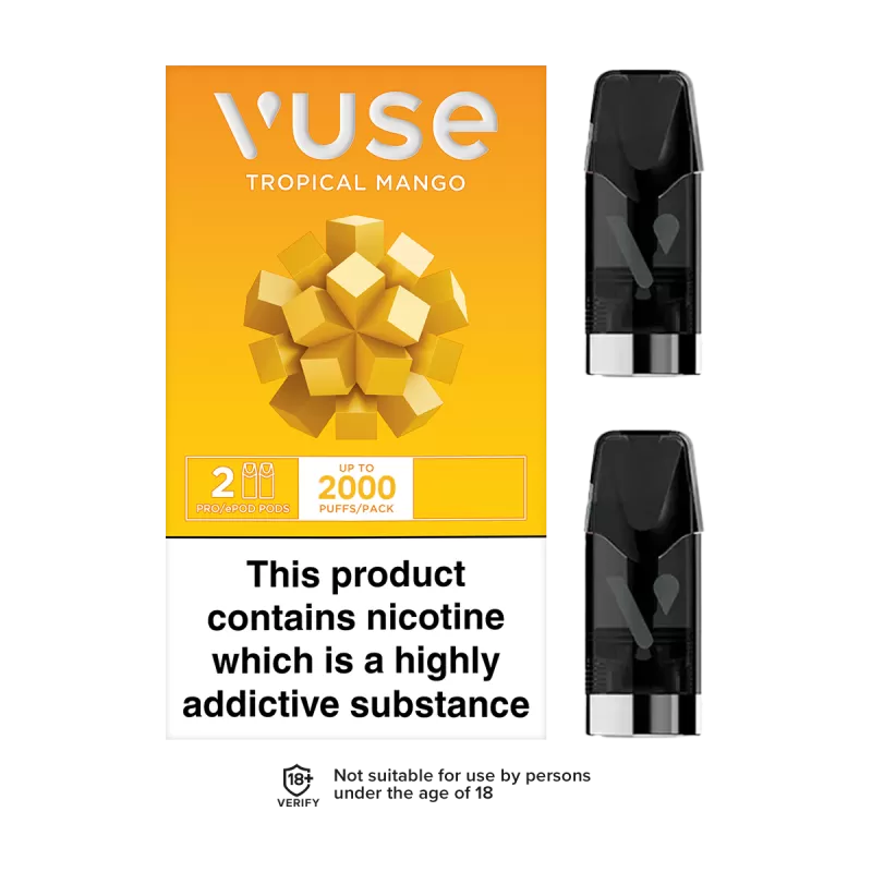 Vuse Pro Pods vPro Tropical Mango - Ecigwizard