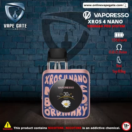 VAPORESSO XROS 4 NANO 1350mAh POD SYSTEM - Aquamarine