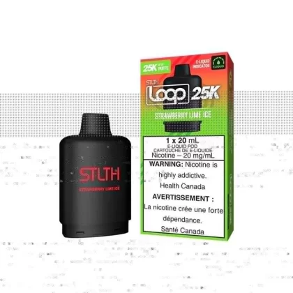 STLTH LOOP 25K POD PACK – STRAWBERRY LIME ICE