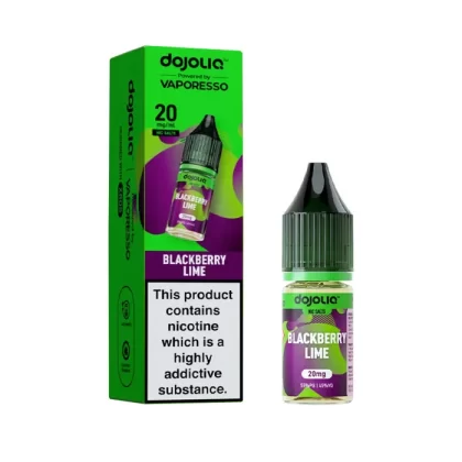 Blackberry Lime Nic Salt E-Liquid by Vaporesso Dojoliq - 10 mg - Medium Strength