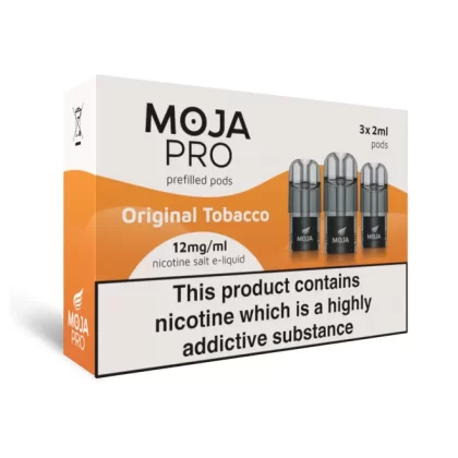 MOJA Pro Refill Pods - Original Tobacco (x3) - 18mg (1.8%)