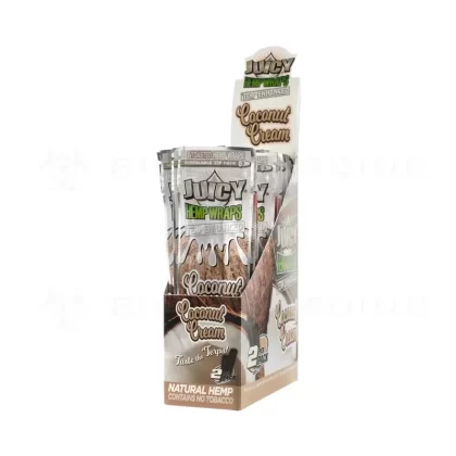 Juicy Jay’s® | Hemp Blunt Wraps | Coconut Cream – 25 count - Ejuicewarehouse