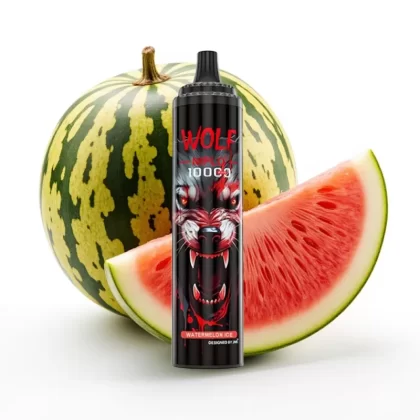 JNR Wolf Niplo 10000 Puffs Sandía Helada, 20ml, 5%, Tipo-C